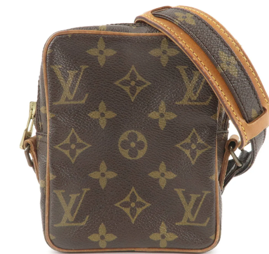 حقيبة كتف Louis Vuitton Monogram Mini Danube الأصلية المحببة مسبقًا M45268 - بني