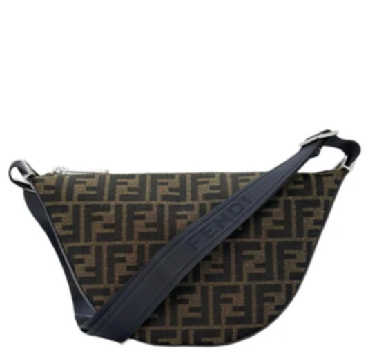 Fendi Jacquard Crossbody Brown - BRAND NEW W/O TAGS