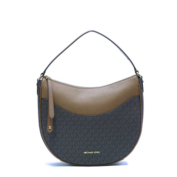 Michael Kors Dover Half Moon Shoulder Bag - Brown