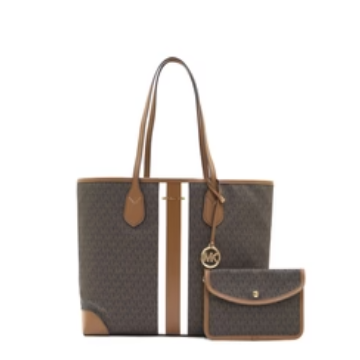 Michael Kors Eva Large Tote Travel Bag - Brown