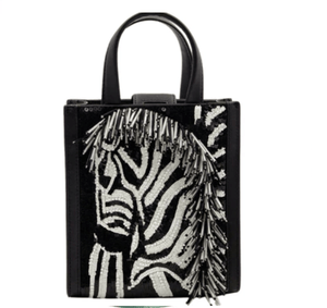 Kate Spade New York Manhattan Zebra Embellished Mini Tote - www.unoo.com