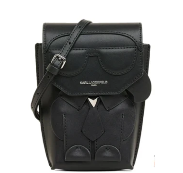 Karl Lagerfeld Ikons Crossbody Bag - Black
