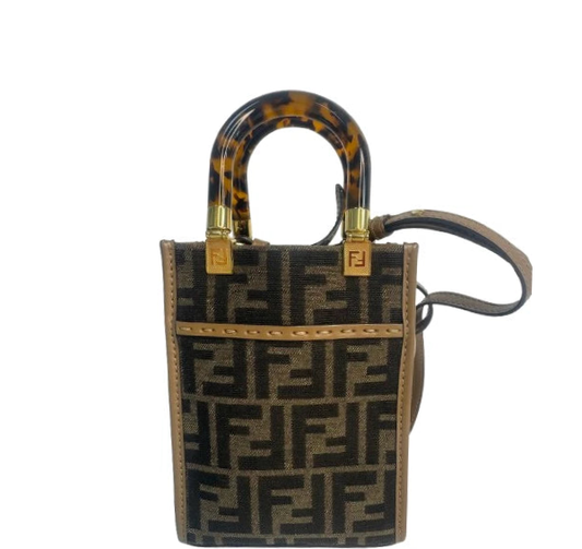 Fendi Mini Sunshine Shopper Tote Bag