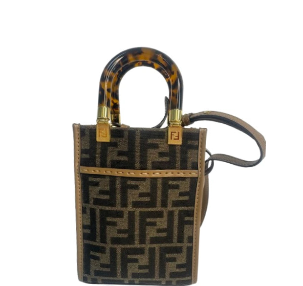Fendi Mini Sunshine Shopper Tote Bag