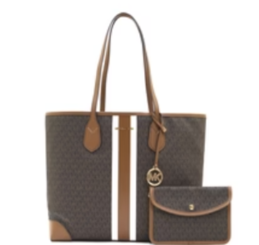 Michael Kors Eva Large Tote Travel Bag - Brown