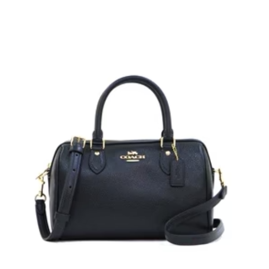Coach Rowan Satchel Bag - Black