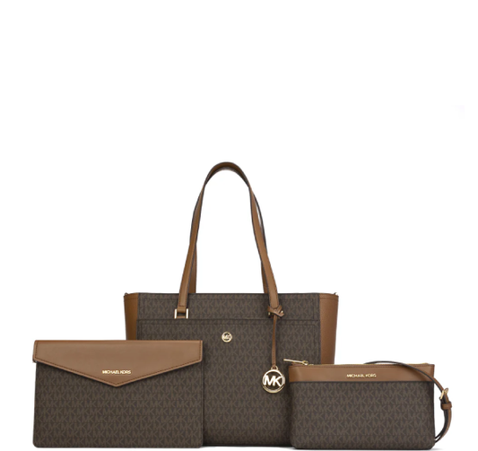 Michael Kors Maisie Large Leather 3 in 1 Tote Bag - Brown