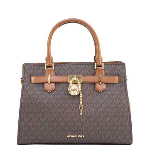 Michael Kors Hamilton Medium Satchel - Brown