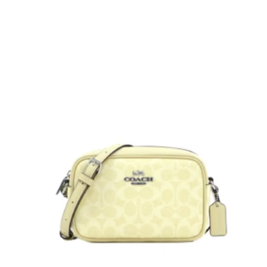 Coach Mini Jamie In Signature Canvas - Hay