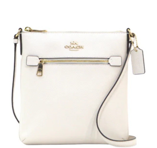 Coach Mini Rowan Crossbody File Bag - Chalk