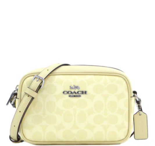 Coach Mini Jamie In Signature Canvas - Hay