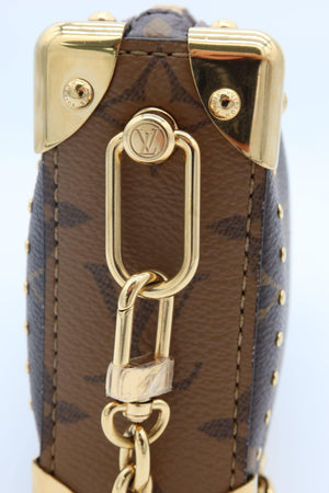 Louis Vuitton Slim Trunk Monogram Canvas Shoulder Crossbody Bag - www.unoo.com