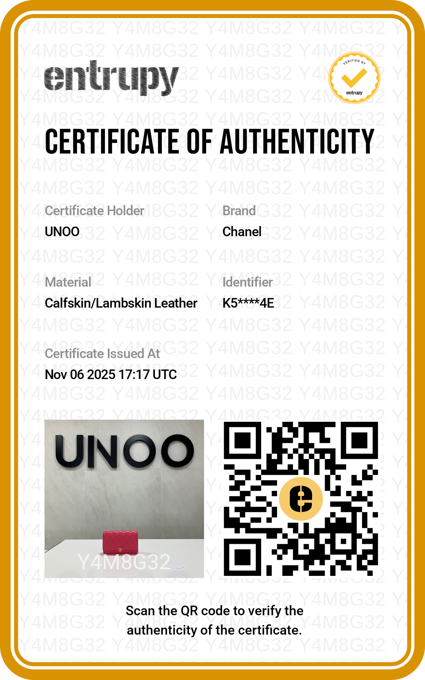 Chanel Matrasse Heart Chain Wallet Pink - PRE OWNED