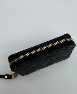 Louis Vuitton Zippy Coin Purse Black Monogram Empreinte Leather Wallet - www.unoo.com
