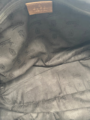 Gucci Sukey Medium Guccissima Bronze Leather Top Handle Bag - www.unoo.com