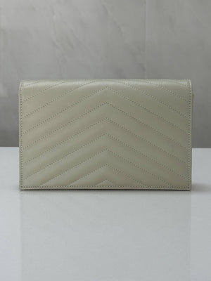 Saint Laurent YSL Cassandre Matelasse Large Flap Wallet - www.unoo.com