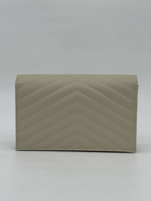 Saint Laurent YSL Cassandre Matelasse Large Flap Wallet - www.unoo.com