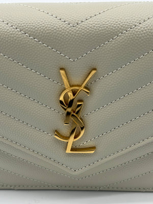 Saint Laurent YSL Cassandre Matelasse Large Flap Wallet - www.unoo.com