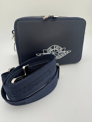 Dior x Air Jordan Wings Crossbody - Black - www.unoo.com