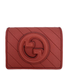 Gucci Blondie Card Case Wallet Round Interlocking G - PRE OWNED - www.unoo.com