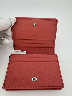 Gucci Blondie Card Case Wallet Round Interlocking G - PRE OWNED - www.unoo.com
