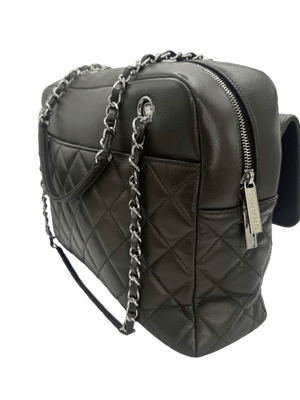 Chanel Quilted CC Lambskin Leather Bowler Shoulder Bag - www.unoo.com