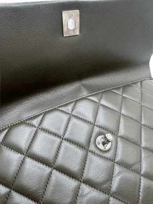 Chanel Quilted CC Lambskin Leather Bowler Shoulder Bag - www.unoo.com