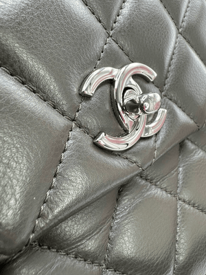 Chanel Quilted CC Lambskin Leather Bowler Shoulder Bag - www.unoo.com