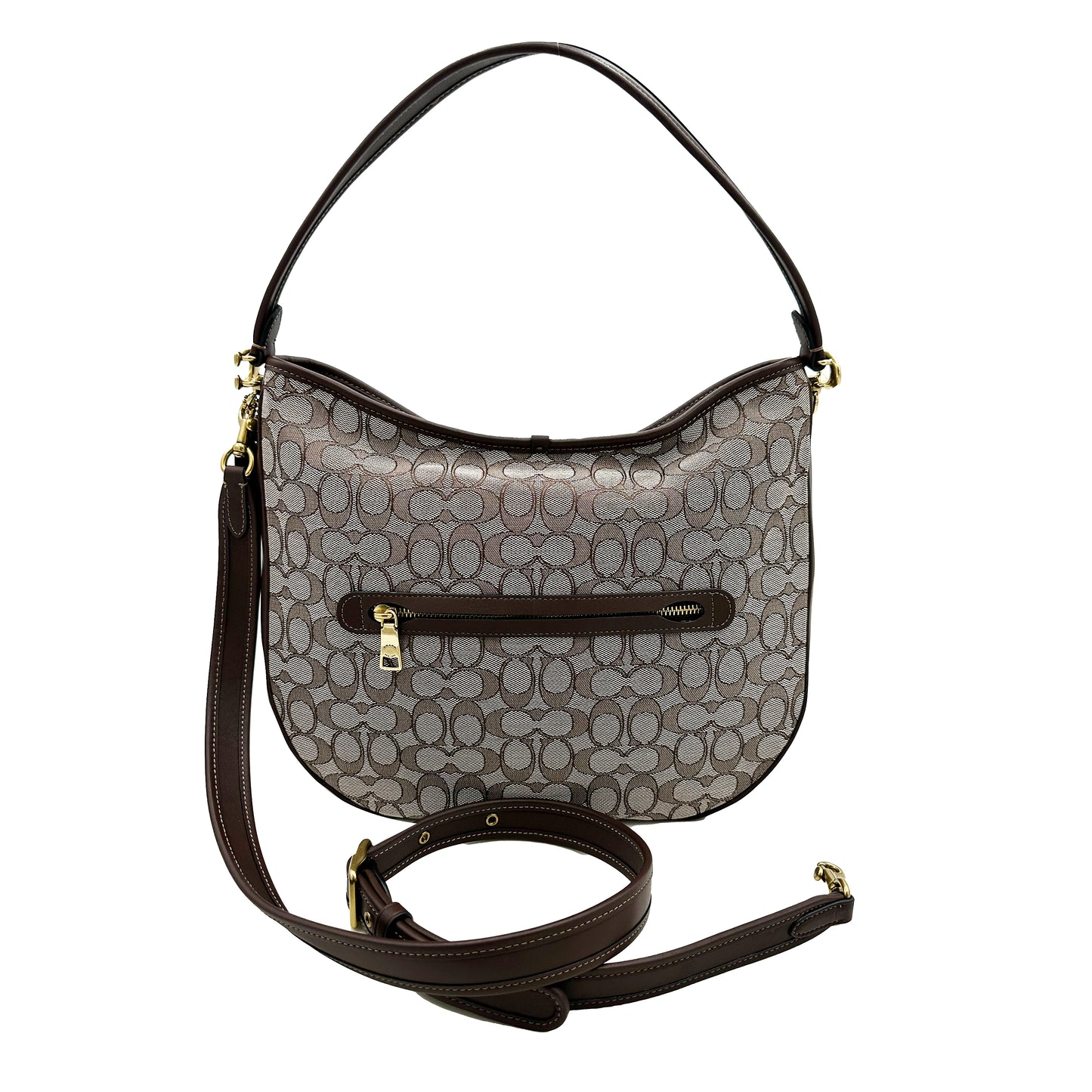 Coach Women's Soft Tabby Hobo in Signature Jacquard in Oak Maple