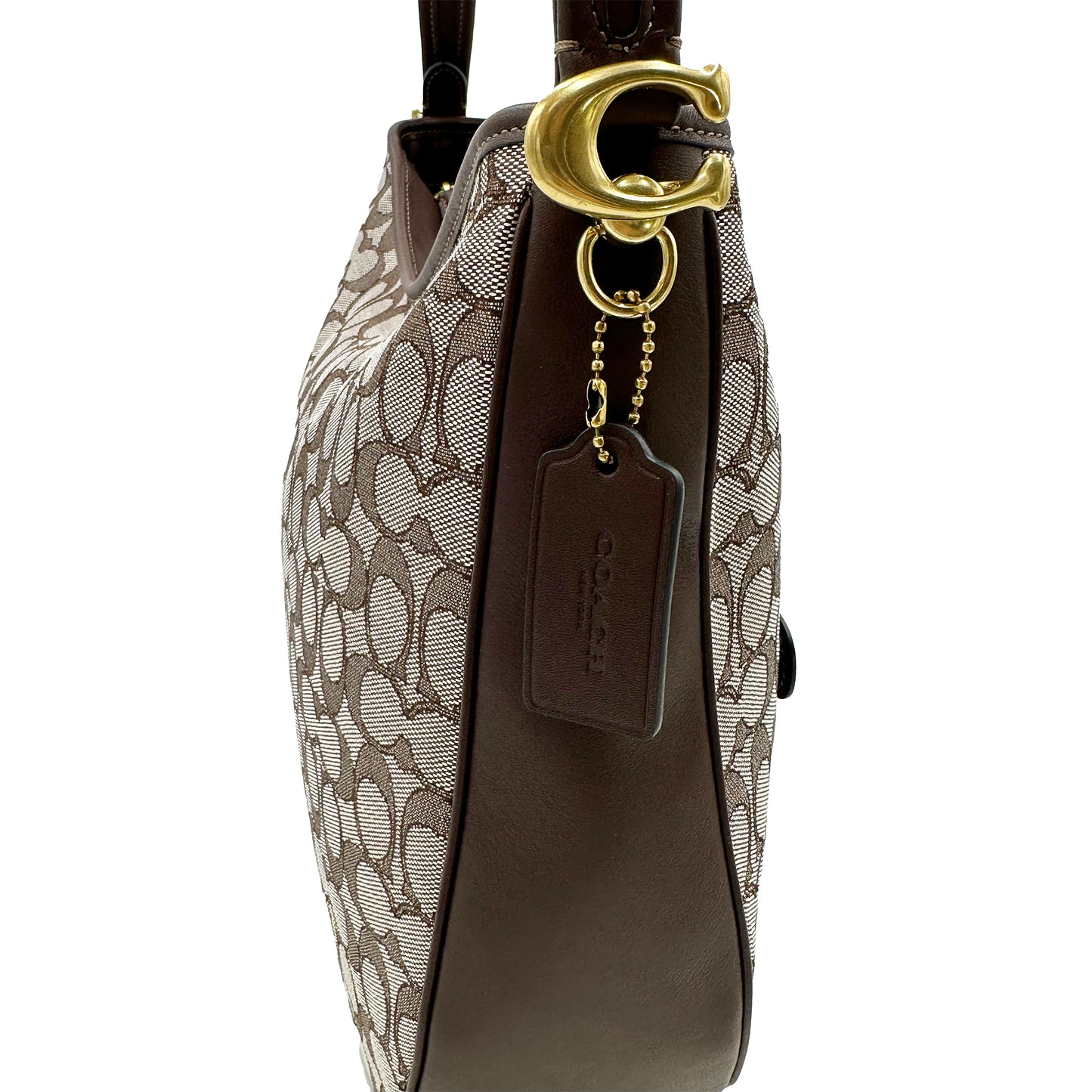 Coach Women's Soft Tabby Hobo in Signature Jacquard in Oak Maple