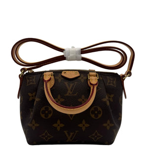 Louis Vuitton Nano Turenne Monogram Canvas Crossbody Bag Rare Mini Top Handle - Pre Loved - www.unoo.com