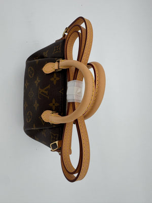 Louis Vuitton Nano Turenne Monogram Canvas Crossbody Bag Rare Mini Top Handle - Pre Loved - www.unoo.com