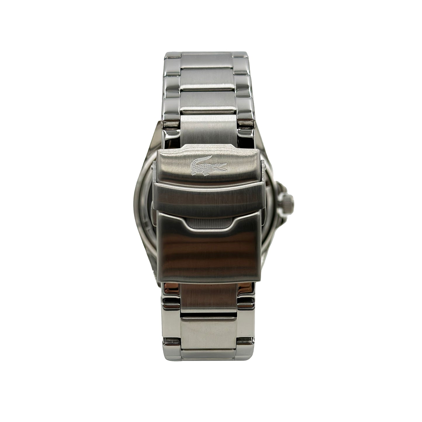 Lacoste Stainless Steel Round Analog Silver Dial Men's Watch 2010887
