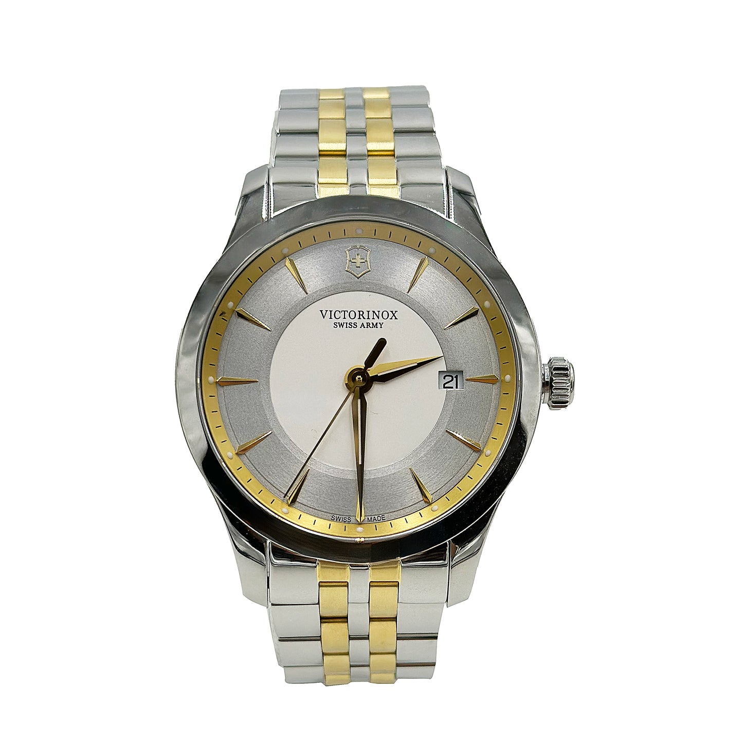 Victorinox Men's Alliance Swiss Army Watch Two-tone 40mm 241803