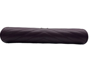 Saint Laurent Cassandre Envelope Chain Wallet Purple Chevron Grain de Poudre Leather WOC - www.unoo.com