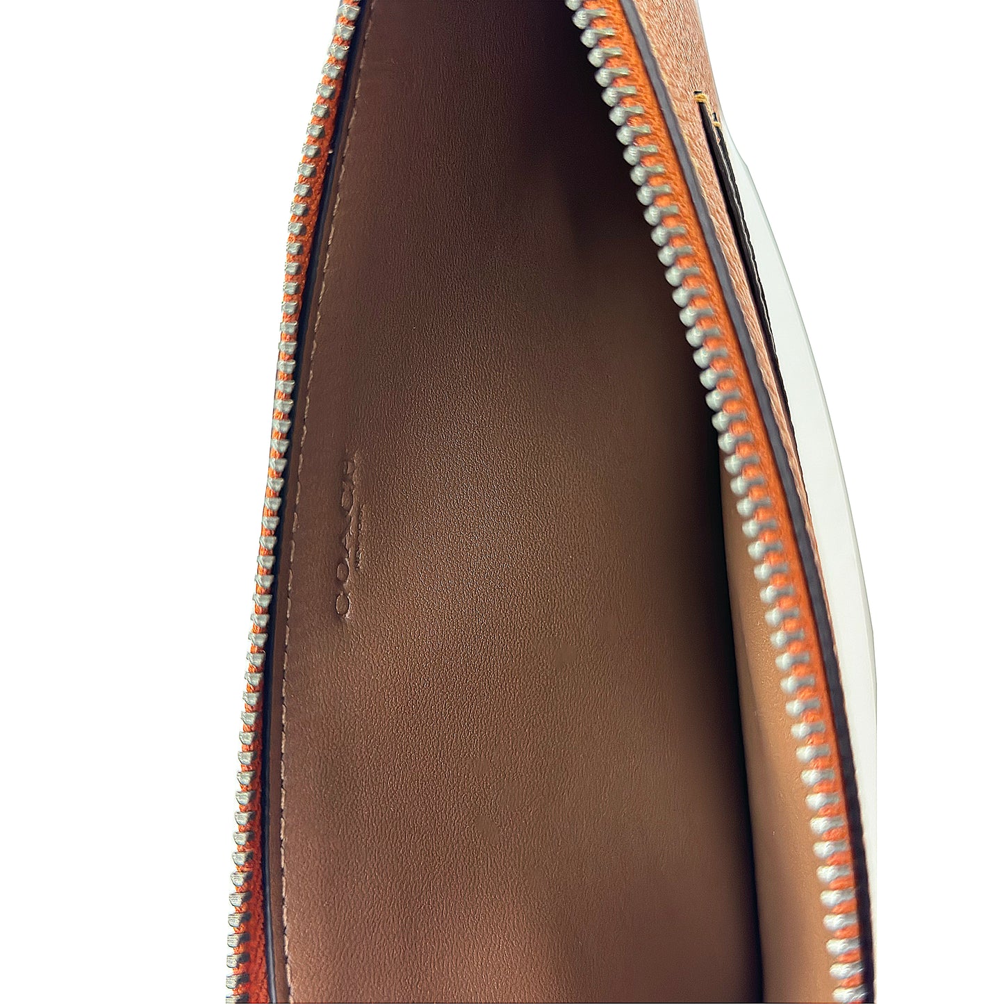Coach Zip Phone Soft Polished Pebble Leather Wallet
