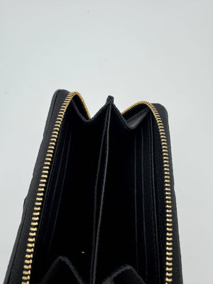 Louis Vuitton Zippy Coin Purse Black Monogram Empreinte Leather Wallet - www.unoo.com