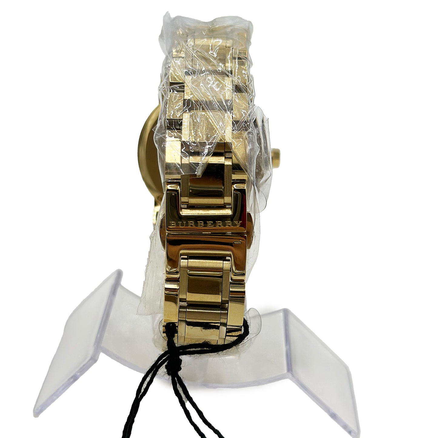 Burberry White Dial Gold-Tone Ladies Watch
