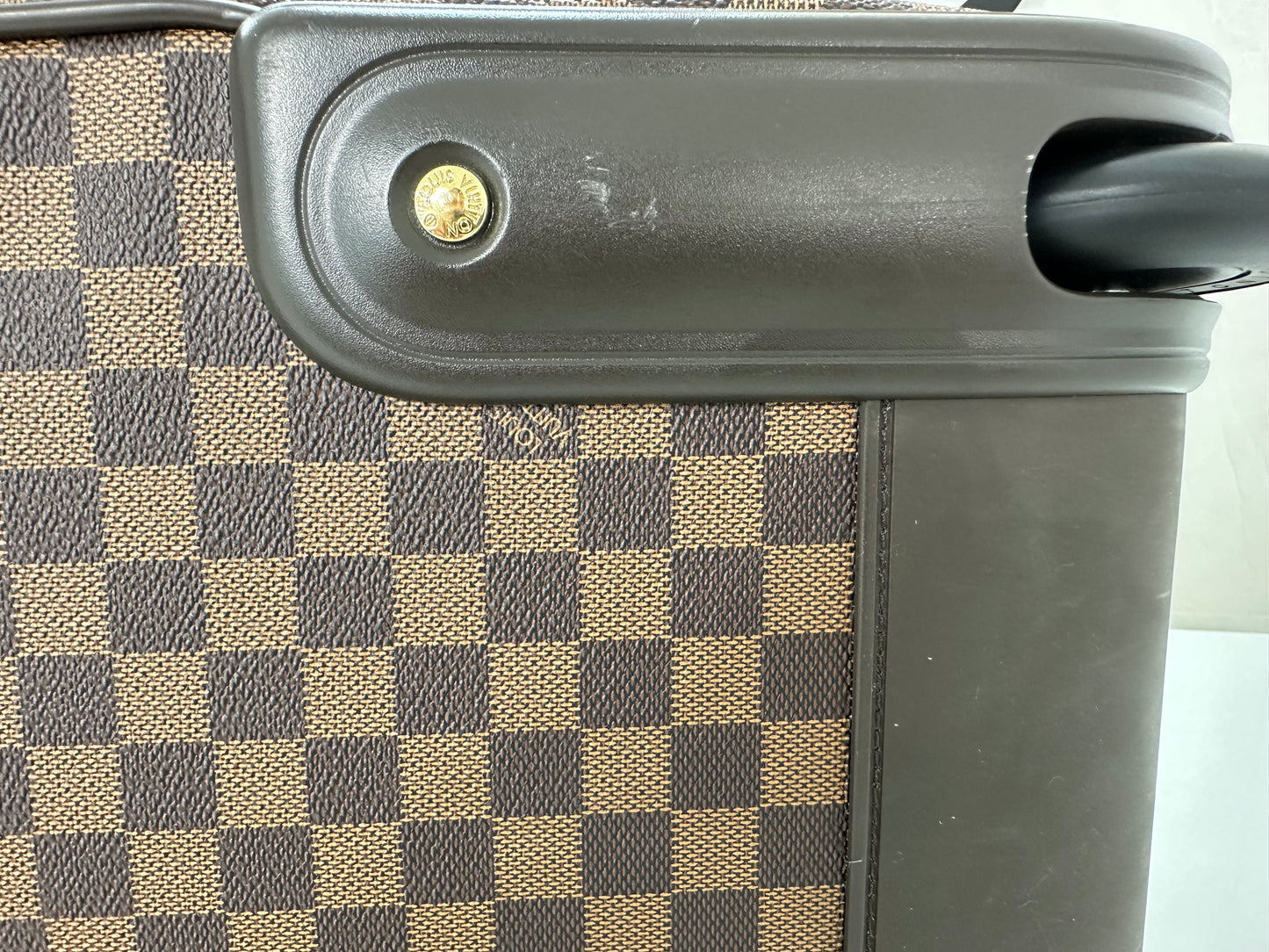 Louis Vuitton Eole 50 Damier Ebene Rolling Duffle with Hidden Handle - Pre Loved