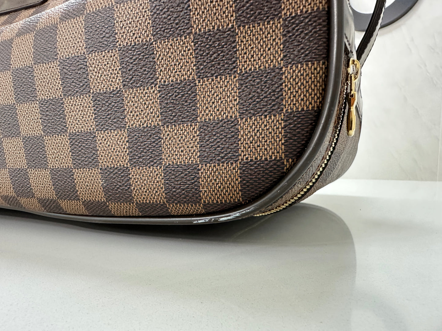 Louis Vuitton Eole 50 Damier Ebene Rolling Duffle with Hidden Handle - Pre Loved