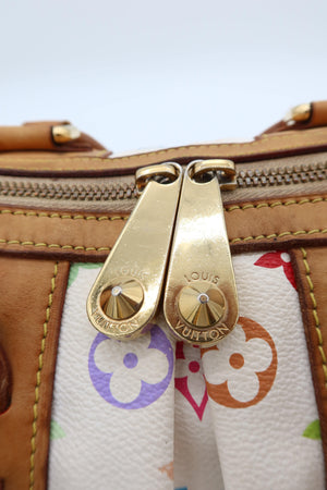 Louis Vuitton Courtney GM White Monogram Multicolore Studded Shoulder Bag - www.unoo.com