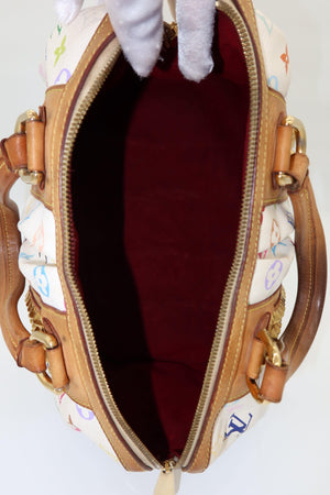 Louis Vuitton Courtney GM White Monogram Multicolore Studded Shoulder Bag - www.unoo.com