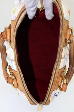 Louis Vuitton Courtney GM White Monogram Multicolore Studded Shoulder Bag - www.unoo.com