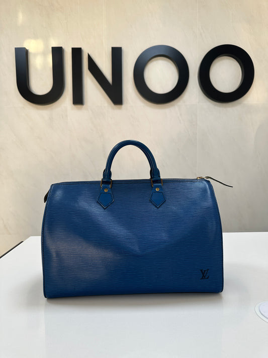 Louis Vuitton Toledo Blue Epi Leather Speedy - PRE OWNED