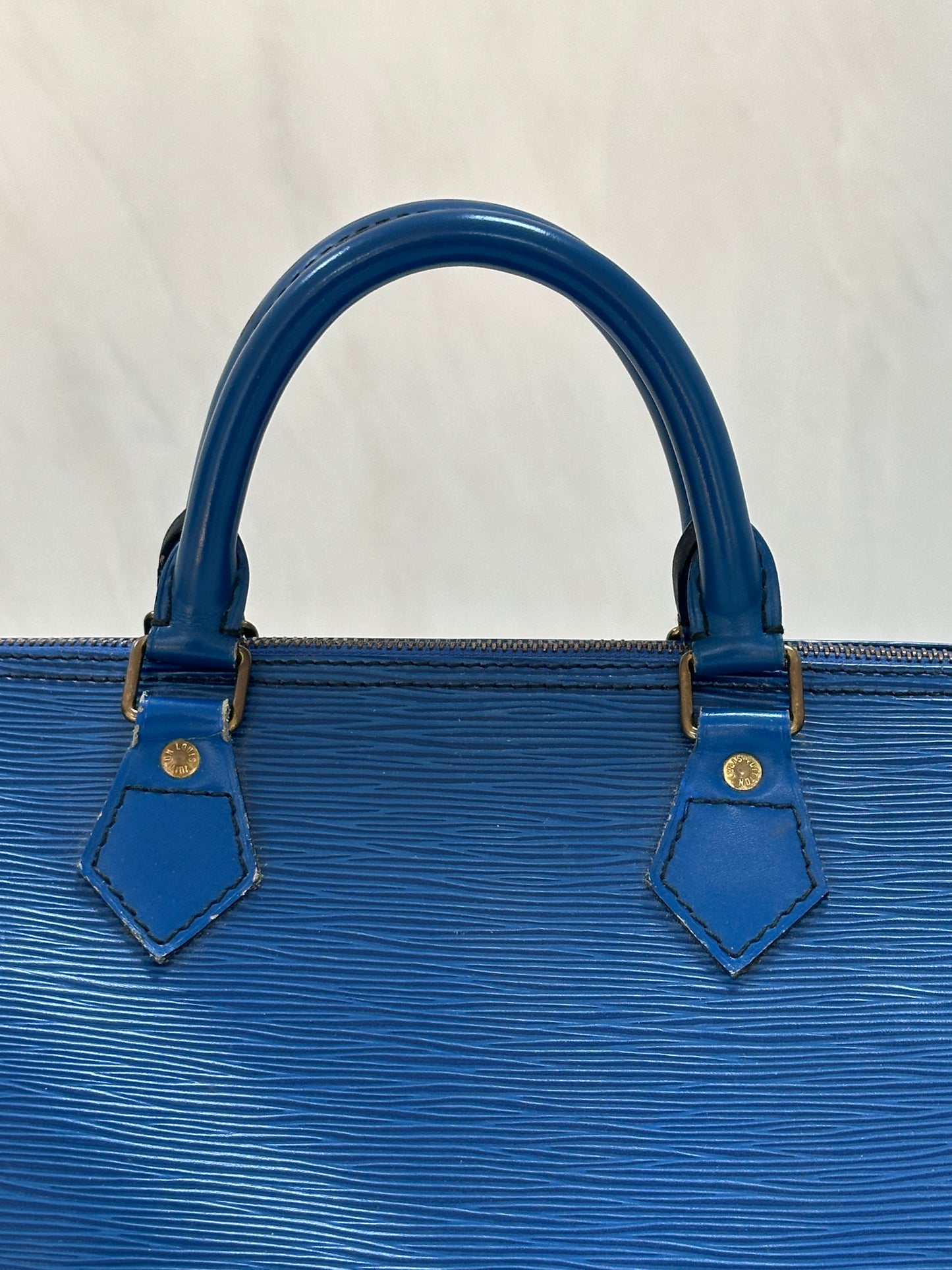 Louis Vuitton Toledo Blue Epi Leather Speedy - PRE OWNED