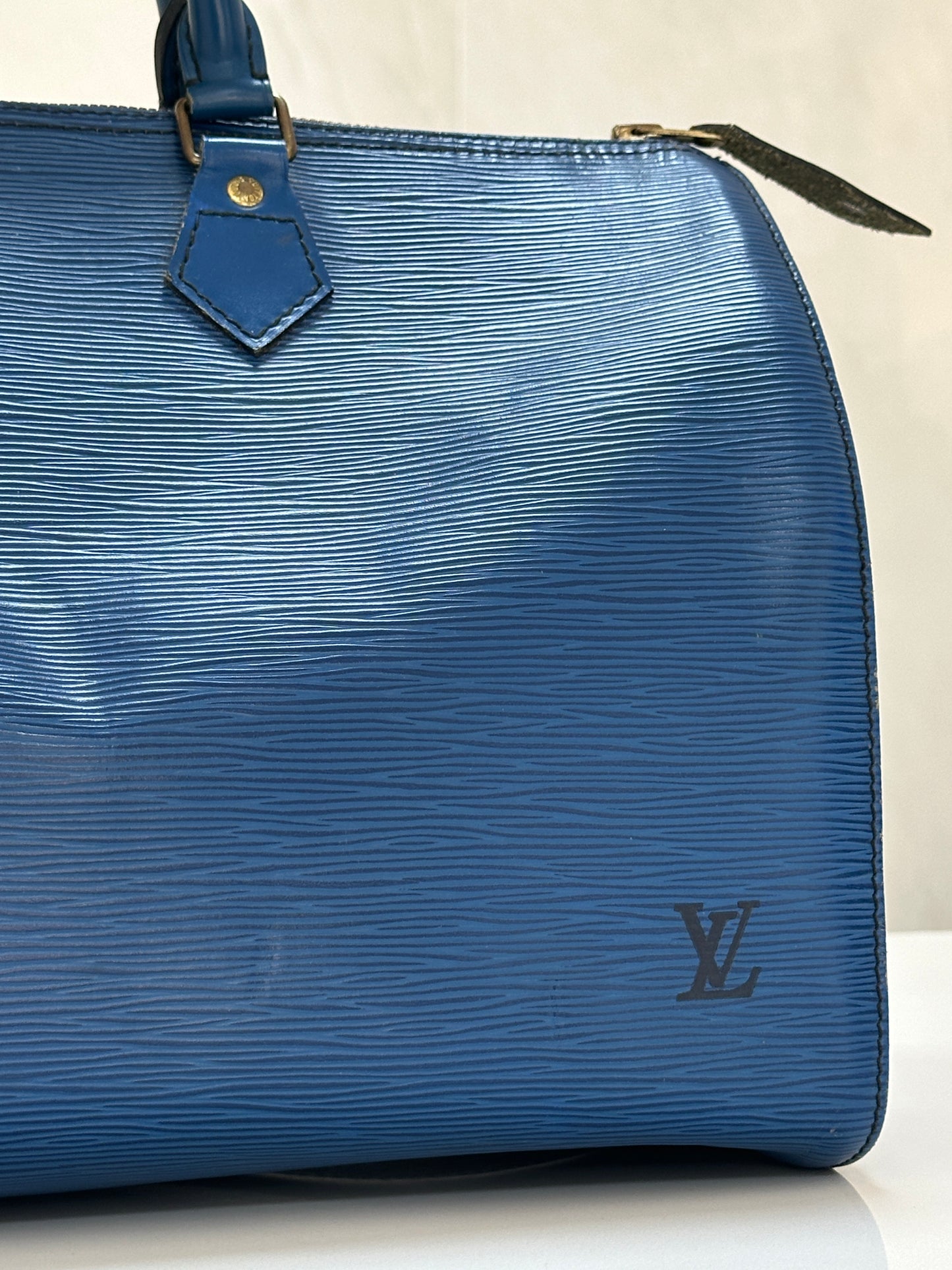 Louis Vuitton Toledo Blue Epi Leather Speedy - PRE OWNED