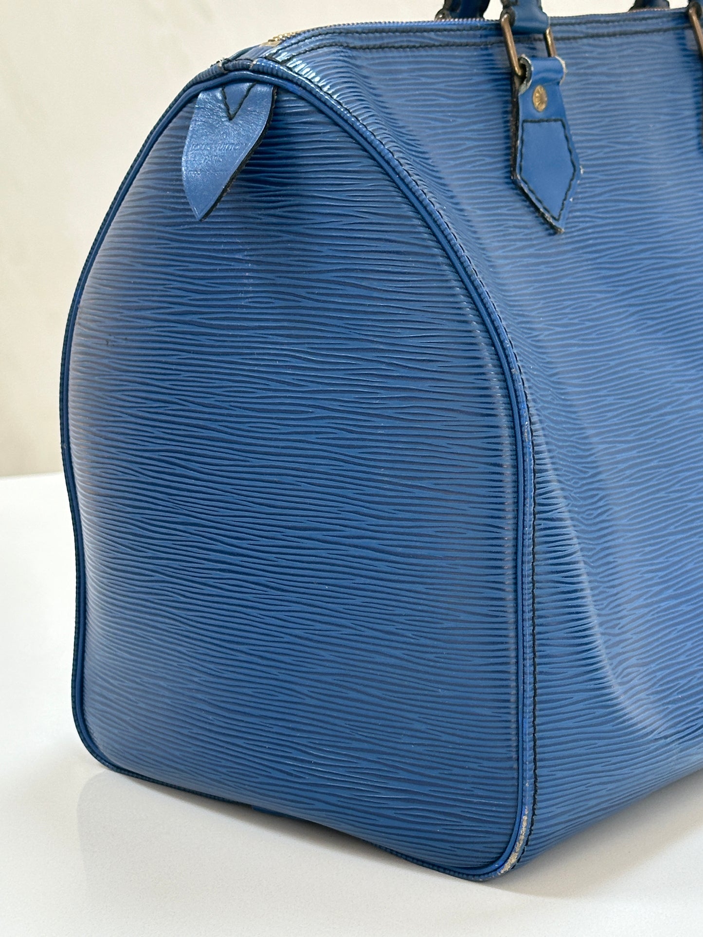 Louis Vuitton Toledo Blue Epi Leather Speedy - PRE OWNED