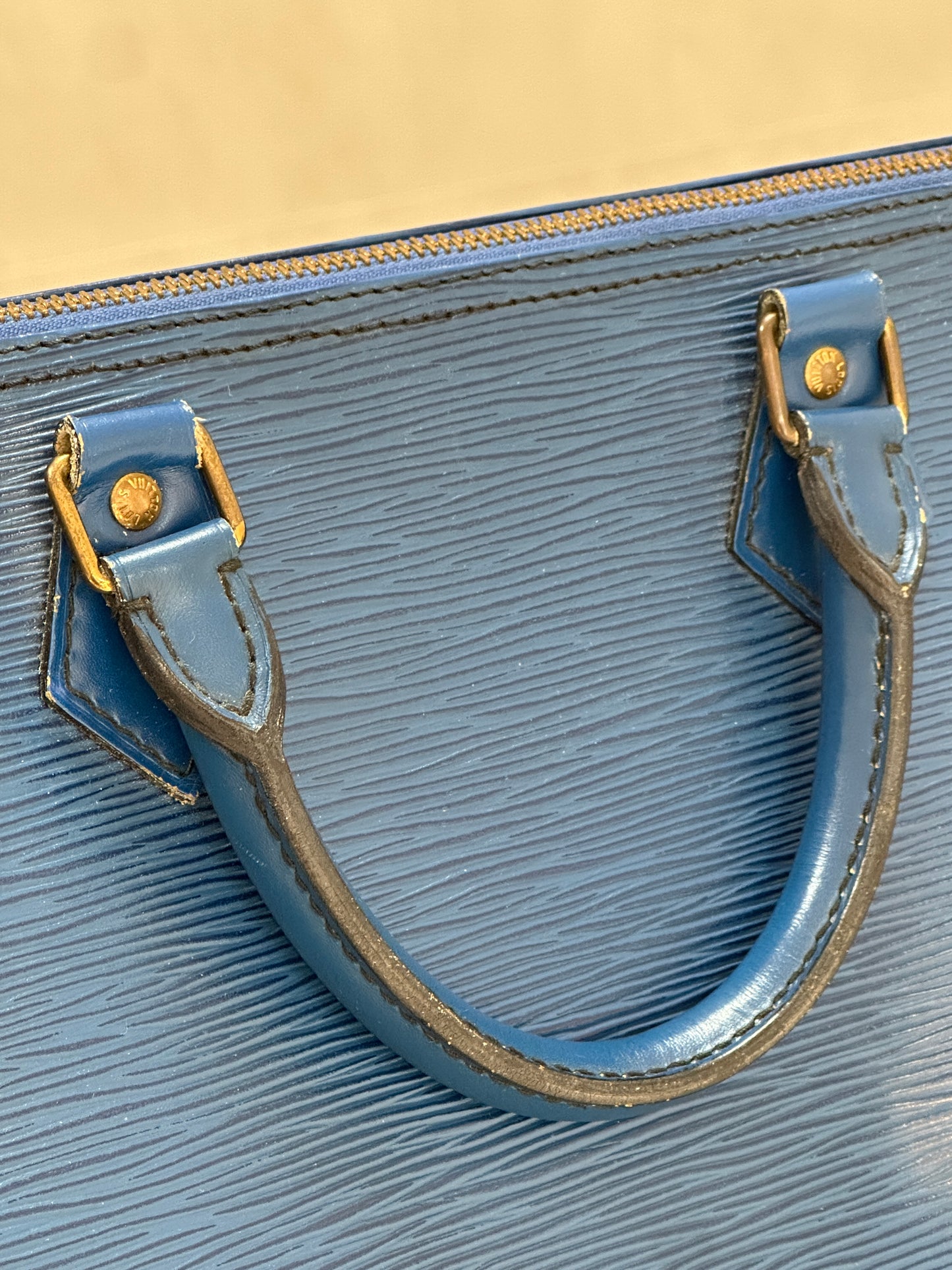 Louis Vuitton Toledo Blue Epi Leather Speedy - PRE OWNED