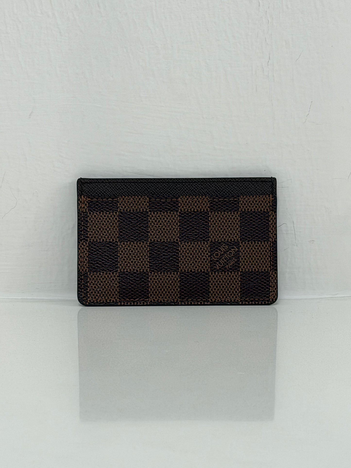 Louis Vuitton Damier Ebene Canvas Card Holder - PRE OWNED