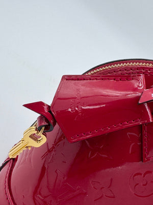 Louis Vuitton Alma BB Rose Indien Monogram Vernis Patent Leather Bag - www.unoo.com